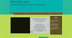 Desktop Screenshot of maisonpourtous-brives43.fr