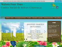 Tablet Screenshot of maisonpourtous-brives43.fr